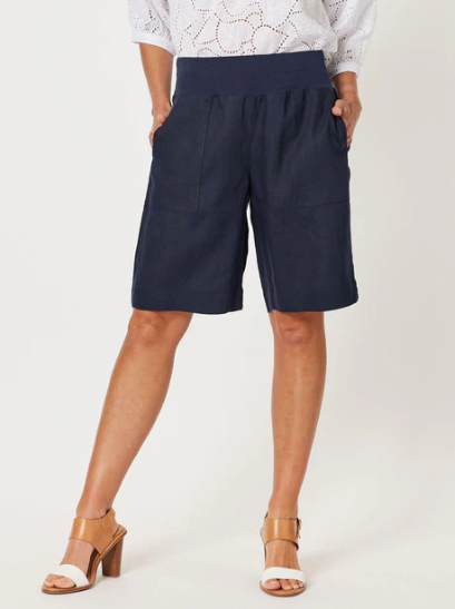 Linen shorts